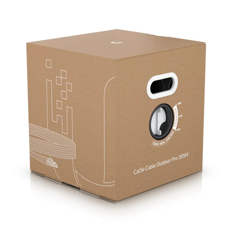 Ubiquiti UACC-Cable-C5e-Outdoor-Pro-305M-W | Copper LAN Cable | UniFi Outdoor Cable, CAT5e, 305m