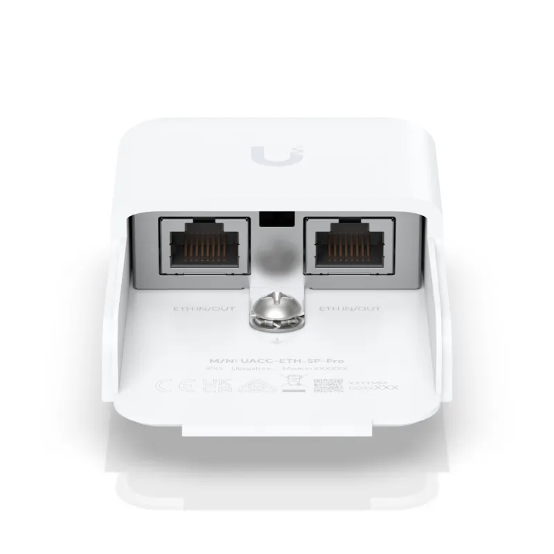 Ubiquiti UACC-ETH-SP-Pro | Protezione contro le sovratensioni | Ethernet Surge Protector Outdoor, 2x RJ45 10GbE