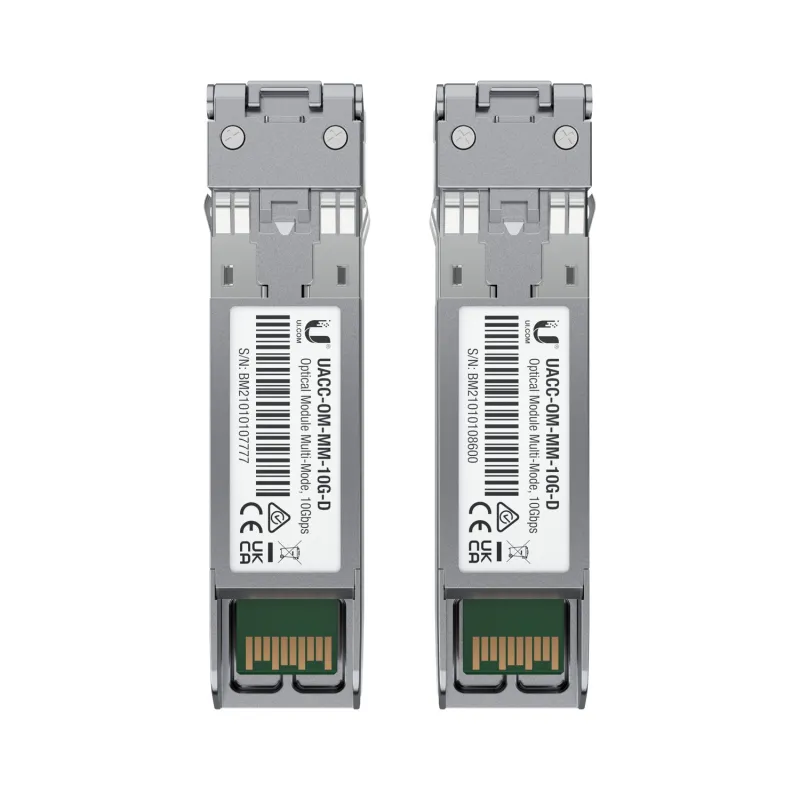 Модуль SFP+ Ubiquiti UACC-OM-MM-10G-D-2, Duplex LC, MM, 850nm, 10Gbps, 300m