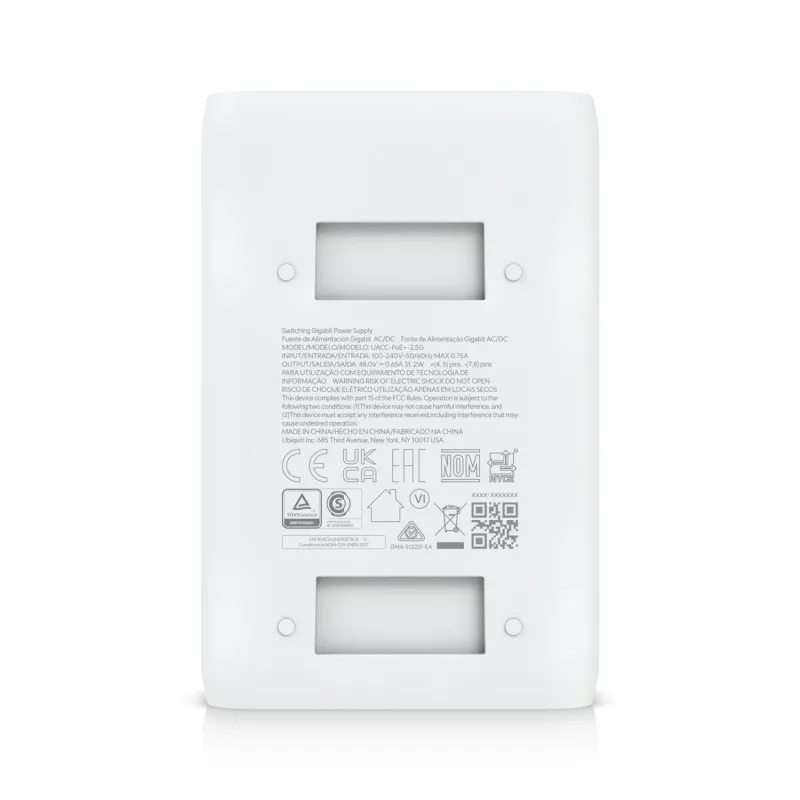 Ubiquiti UACC-PoE+-2.5G PoE Enjektörü, 30W PoE+