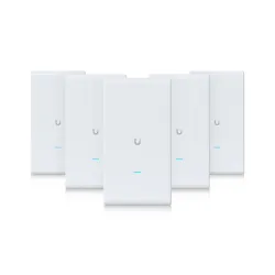 Система Mesh Ubiquiti UAP-AC-M-PRO-5, UniFi, MIMO, Двухдиапазонная, AC1750, 2x RJ45 1000Mb/s, PoE, 5 штук в упаковке