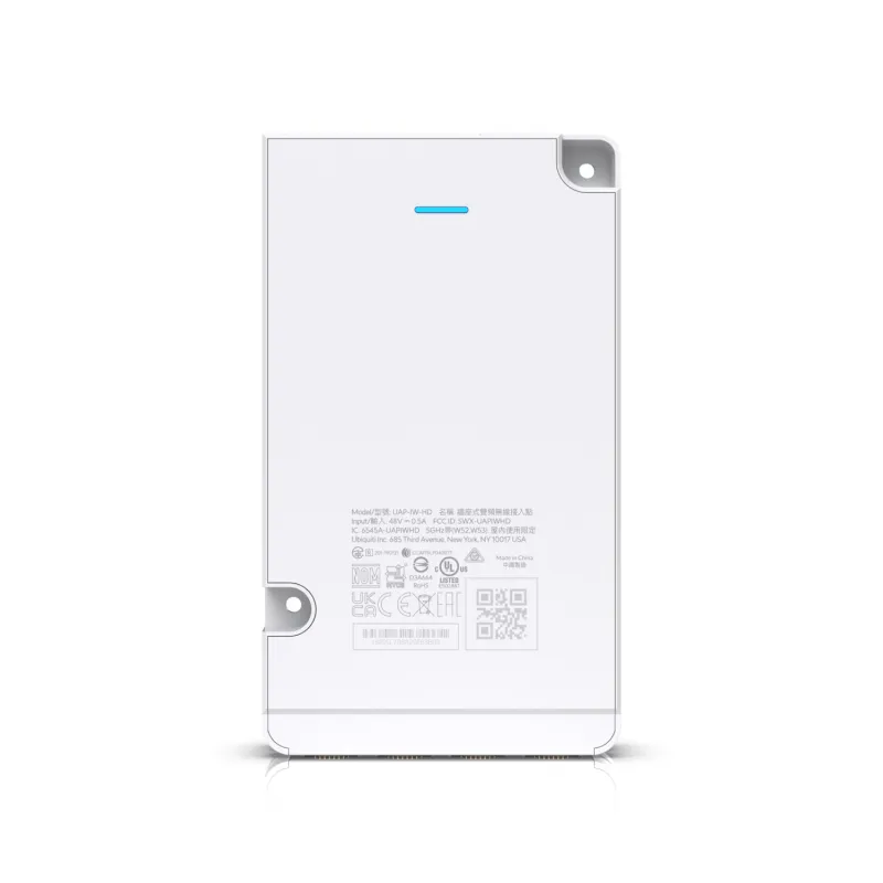 Ubiquiti UAP-IW-HD | Punto de acceso | UniFi, MU-MIMO AC WAVE 2, 5x RJ45 1000Mb/s, PoE+