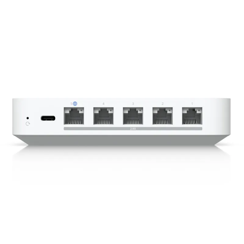Ubiquiti UCG-MAX-EU | Gateway | 512 GB NVMe SSD, 4x 2.5G LAN, 1x 2.5G WAN