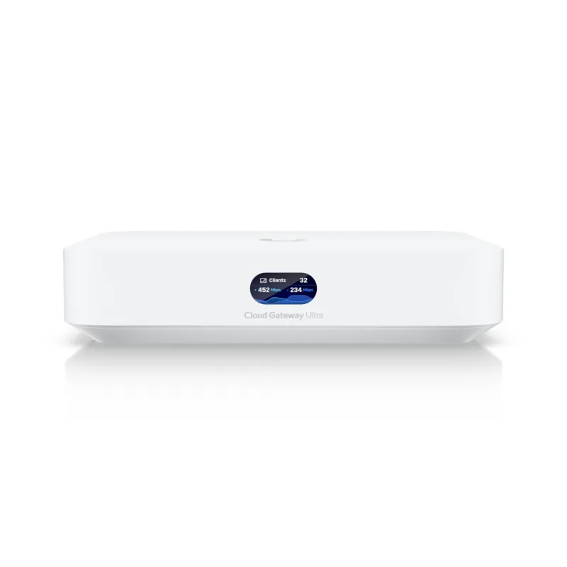 UniFi Ubiquiti UCG-Ultra EU Ağ Geçidi, 4x GbE RJ45 LAN, 1x 1/2.5GbE RJ45 WAN, USB-C, Bluetooth