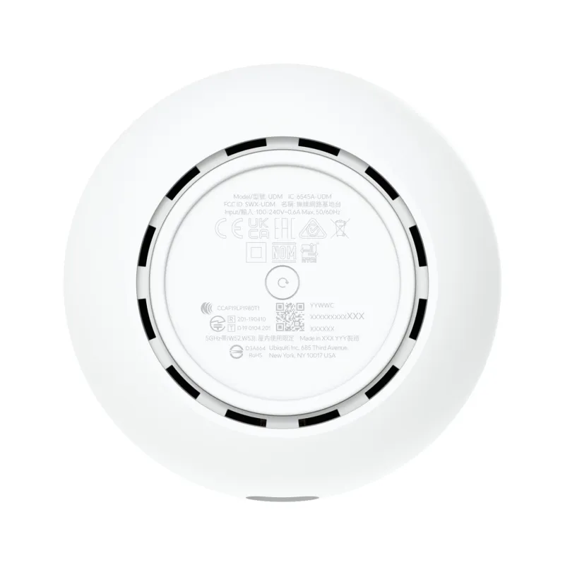 Ubiquiti UDM | WiFi Router | UniFi Dream Machine, 4x4 MIMO, Dual Band, AC WAVE2, 5x RJ45 1000Mb/s