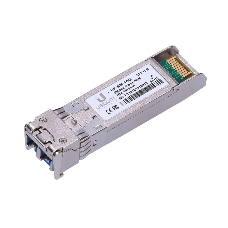 Ubiquiti UF-SM-10G-20 SFP+ Modülü, UFiber, 10Gb/s, LC/UPC, 1310nm, Tek Mod, 20'li Paket
