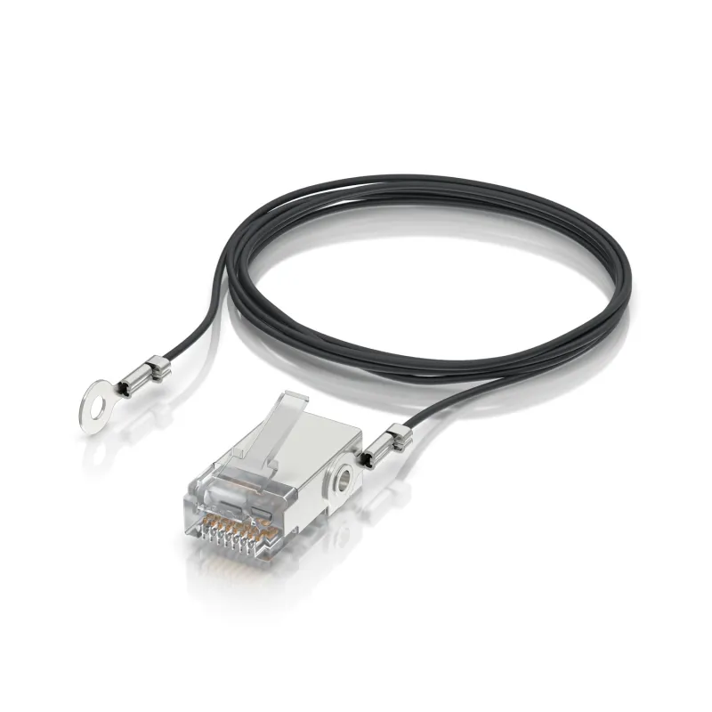 Мужской разъем RJ45 Ubiquiti UISP-Connector-GND с экранированным и заземляющим кабелем