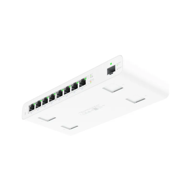 Коммутатор Ubiquiti UISP-S-EU, MicroPoP, 8x RJ45 1000Mb/s, 1x SFP, 110W