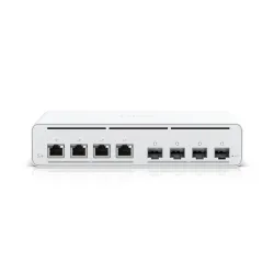 Ubiquiti UISP-S-Plus EU | Switch | 4x 2.5 GbE RJ45 Passive PoE, 4x SFP+, 160 W, Power TransPort
