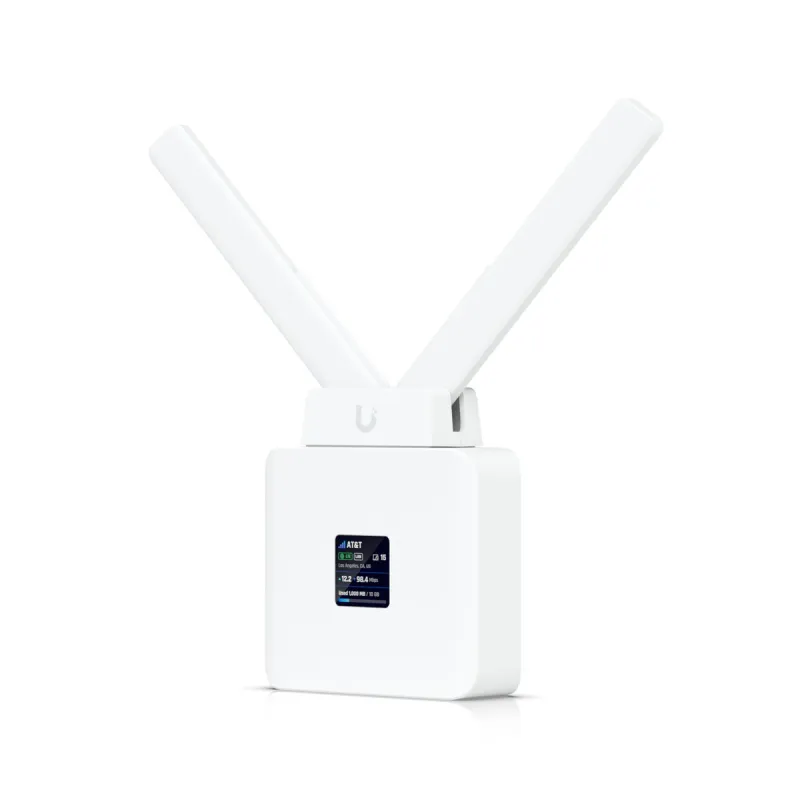 Ubiquiti UMR-EU | LTE-Mobilfunk-Router | LTE Cat4, 2x RJ45 1Gb/s, WiFi4, GPS, nanoSIM