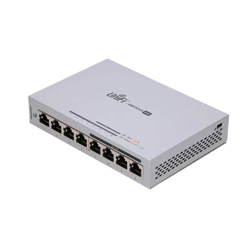 Ubiquiti US-8-60W Anahtar, UniFi, 8x RJ45 1000Mb/s, 4x PoE, 60W