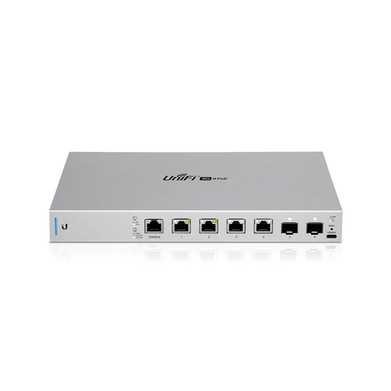 Коммутатор Ubiquiti US-XG-6POE, UniFi, 4X RJ45 10Gb/s, 2x SFP+, PoE++