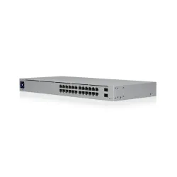 Коммутатор Ubiquiti USW-24-POE, UniFi, 24x RJ45 1000Mb/s, 16x PoE+, 2x SFP