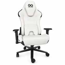 GG GAMING BY EXTRALINK FOTEL GAMINGOWY BIUROWY ERGONOMICZNY BIAŁO-CZARNY STRIKER - Zdjęcie 2