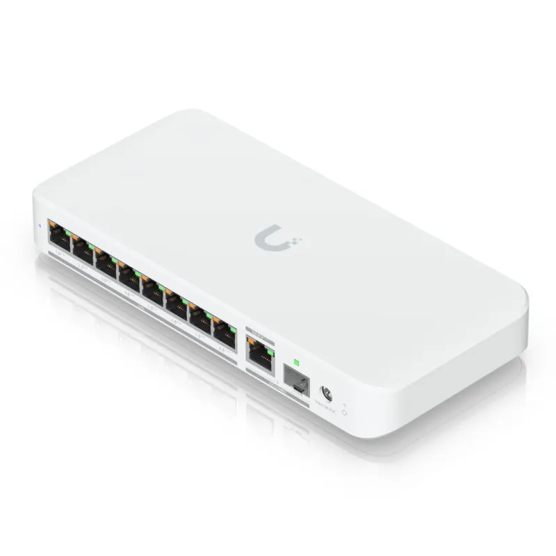 Ubiquiti USW-Flex-2.5G-8-PoE | Interruttore | 8x 2.5GbE RJ45, 1x 10GbE SFP+, 196W