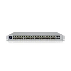 Коммутатор Ubiquiti USW-PRO-48-POE, UniFi, 40x RJ45 1000Mb/s PoE+, 8x RJ45 1000Mb/s PoE++, 4x SFP+, 600W