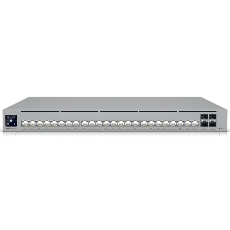 Ubiquiti USW-PRO-HD-24-POE-EU | Conmutador | Etherlighting, 2x 10GbE PoE++, 22x 2.5GbE PoE++, 4x 10G SFP+