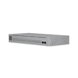 Коммутатор Ubiquiti USW-Pro-Max-16-PoE-EU, 4x 2.5 GbE RJ45 PoE++, 12x GbE RJ45 PoE+, 2x SFP+, Etherlighting, L3, 180W