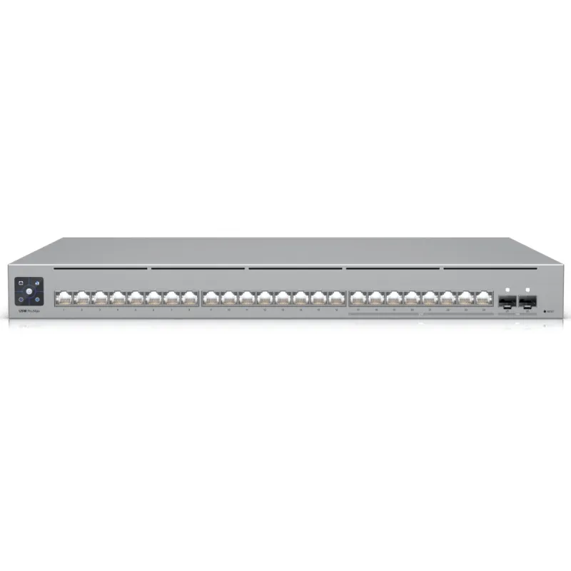 Switch Ubiquiti USW-Pro-Max-24, Etherlighting, 8x RJ45 2.5Gbps, 16x RJ45 1000Mbps, 2x SFP+, L3