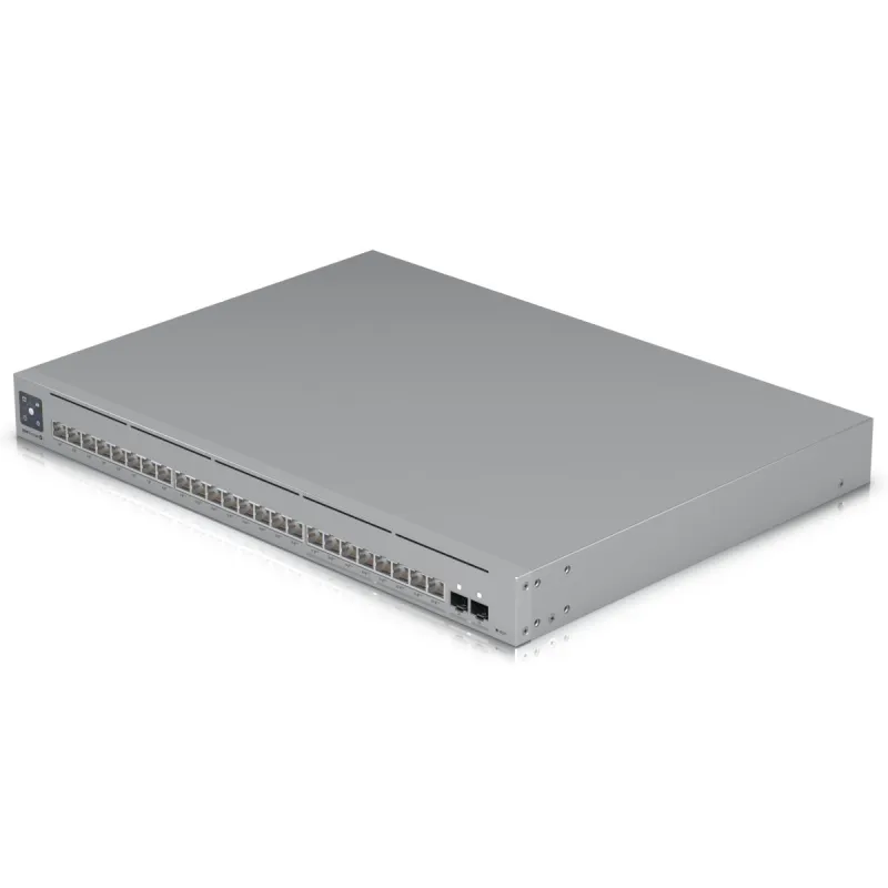 Ubiquiti Anahtarı USW-Pro-Max-24-PoE, Etherlighting, 8x RJ45 2.5Gbps, 16x RJ45 1000Mbps, 2x SFP+, L3, 400W PoE