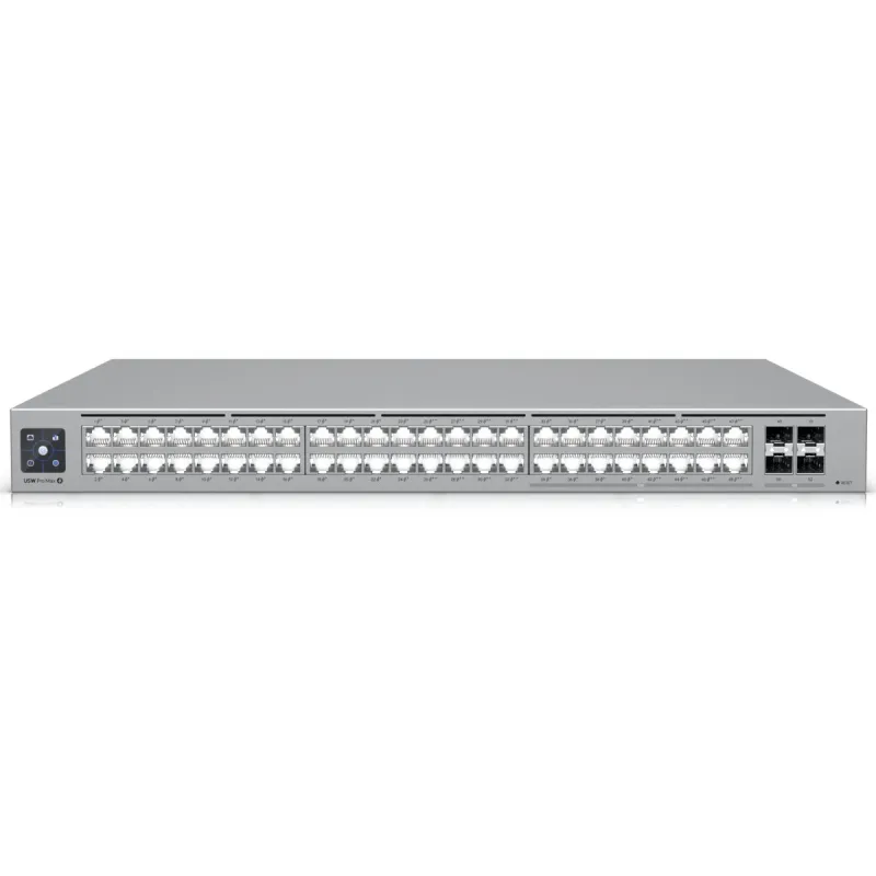 Коммутатор Ubiquiti USW-Pro-Max-48-PoE, Etherlighting, 16x RJ45 2.5Gbps, 32x RJ45 1000Mbps, 4x SFP+, L3, 720W PoE