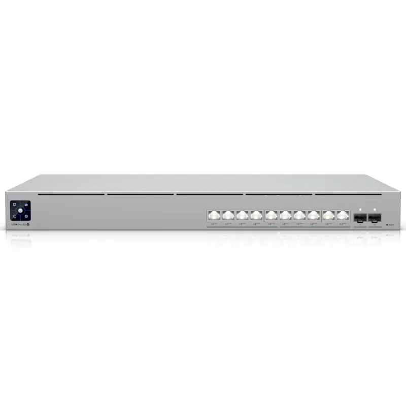 Ubiquiti USW-Pro-XG-10-PoE | Anahtarı | Etherlighting, 10x RJ45 10GbE, 2x SFP+, 400W, Layer 3