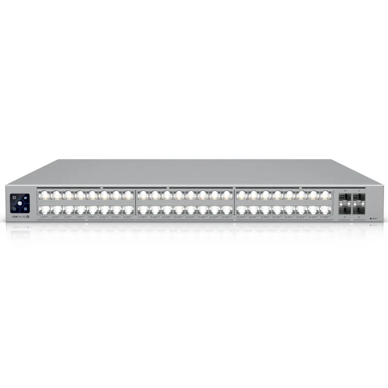 Ubiquiti USW-Pro-XG-48-PoE | Switch | Etherlighting, 32x RJ45 10GbE, 16x RJ45 2.5GbE, 4x SFP28, 1080W, Layer 3