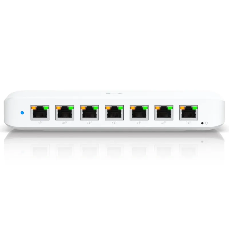 Ubiquiti USW-Ultra-60W-EU | Switch | 8x RJ45 1000Mb/s PoE+, PoE++ Input, 60W, Netzteil enthalten