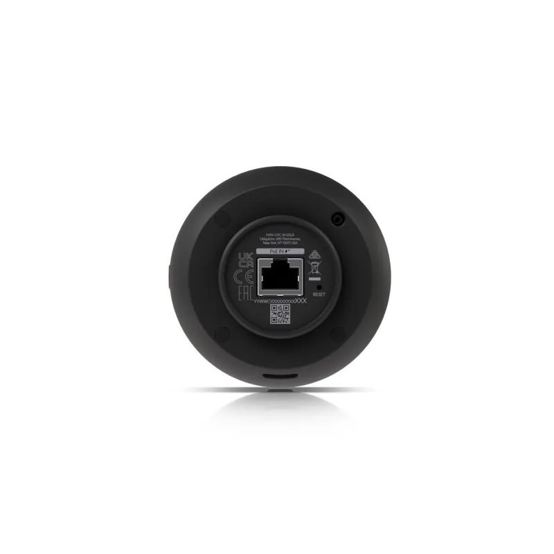 Ubiquiti UVC-AI-DSLR | Cámara IP | IPX5, 4K 30 fps, PoE+, lente gran angular, 1x RJ45 1Gb/s, micrófono, altavoz