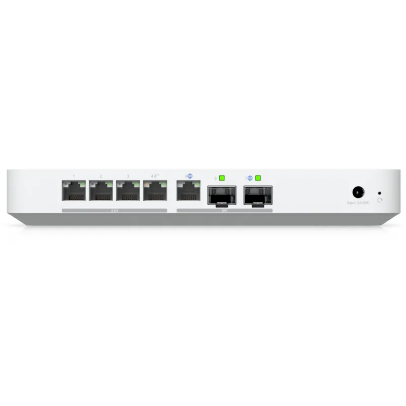 Ubiquiti UXG-Fiber | Gateway | Switch/Gateway, 4x 2.5GbE RJ45, 2x SFP+