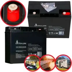 Extralink AGM 12V 18Ah Bakım Gerektirmeyen Akü