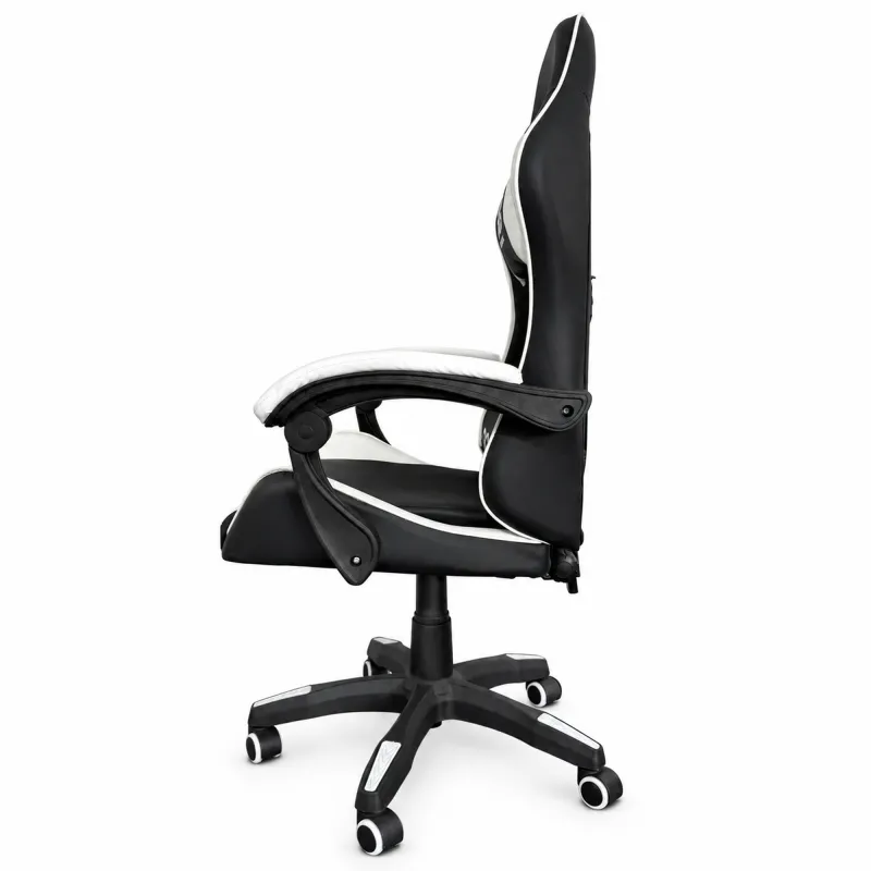 Extralink Gaming, silla gaming, de oficina, giratoria, tipo cubo, negro y blanco, G-526 - Imagen 3