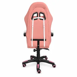 Extralink Gaming, herní křeslo, kancelářské, otočné, skořepinové, růžovo-bílé, G-525 - Obrázek 2