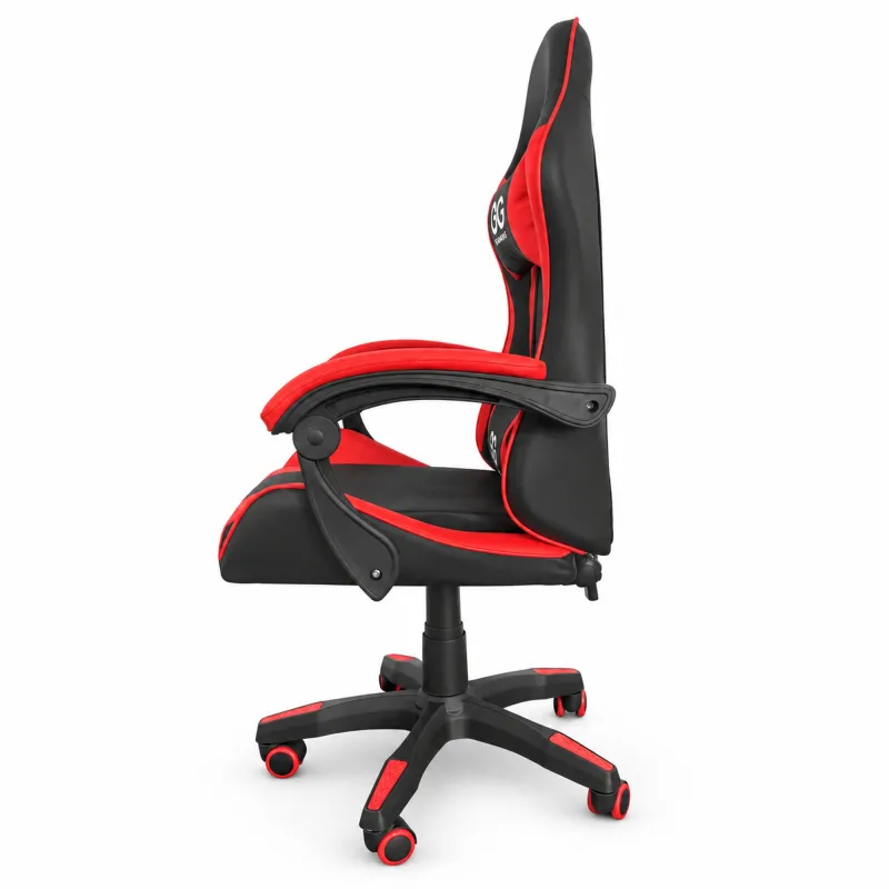 Extralink Gaming, Gamingstuhl, Büro, drehbar, Schalensitz, schwarz-rot, G-522 - Bild 4