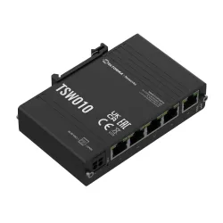 Přepínač Teltonika TSW010, 5x RJ45 100Mb/s, Pasivní PoE, IP30, DIN - Obrázek 2