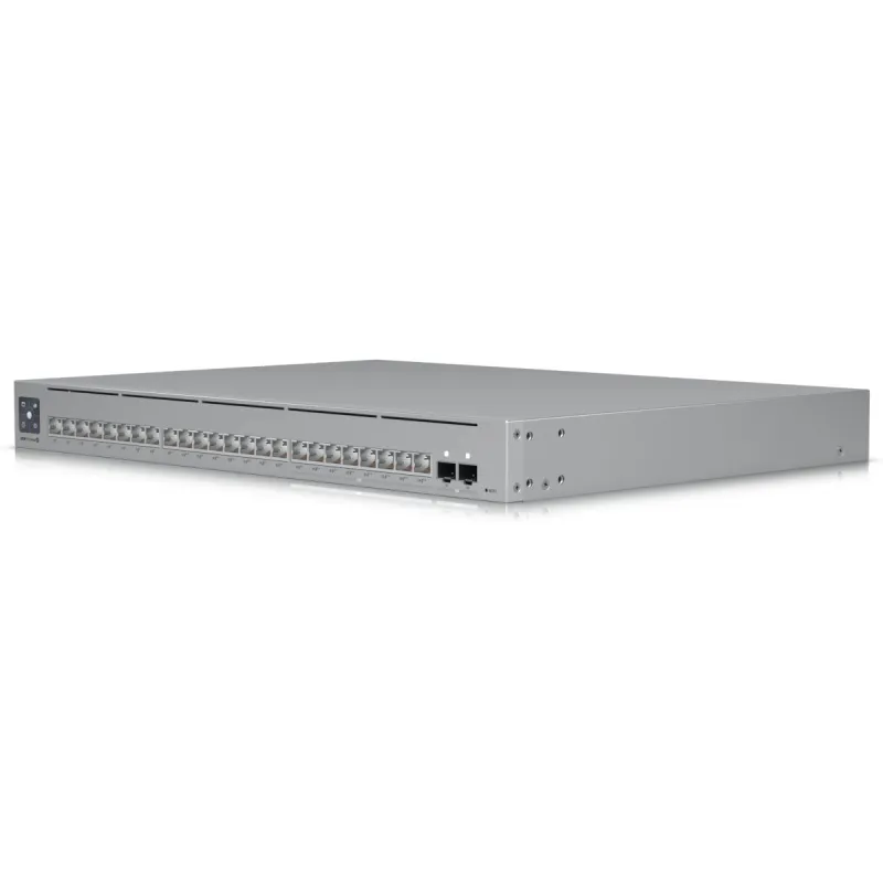 Switch Ubiquiti USW-Pro-Max-24-PoE, Etherlighting, 8x RJ45 2.5Gbps, 16x RJ45 1000Mbps, 2x SFP+, L3, 400W PoE - Immagine 2