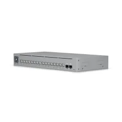 Ubiquiti USW-Pro-Max-16-PoE-EU Anahtarı, 4x 2.5 GbE RJ45 PoE++, 12x GbE RJ45 PoE+, 2x SFP+, Etherlighting, L3, 180W - Görsel 2