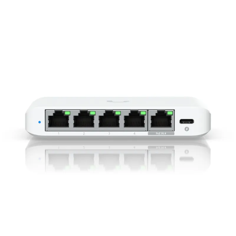 Коммутатор Ubiquiti USW-Flex-2.5G-5 EU, 5x 2.5 GbE RJ45 - Изображение 2
