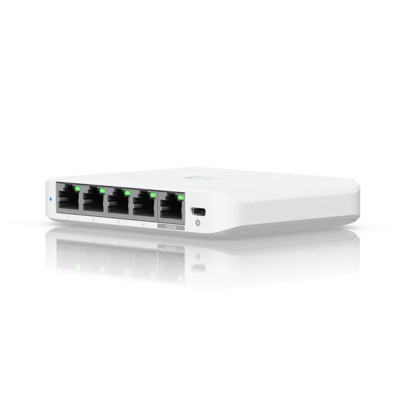 Коммутатор Ubiquiti USW-Flex-2.5G-5 EU, 5x 2.5 GbE RJ45 - Изображение 3