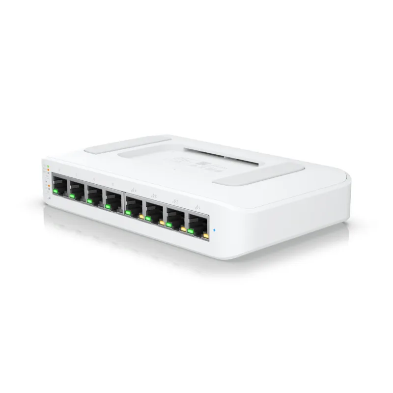 Ubiquiti USW-LITE-8-POE | Switch | UniFi Gen2, 8x RJ45 1000Mb/s, 4x PoE+, 52W - Zdjęcie 5