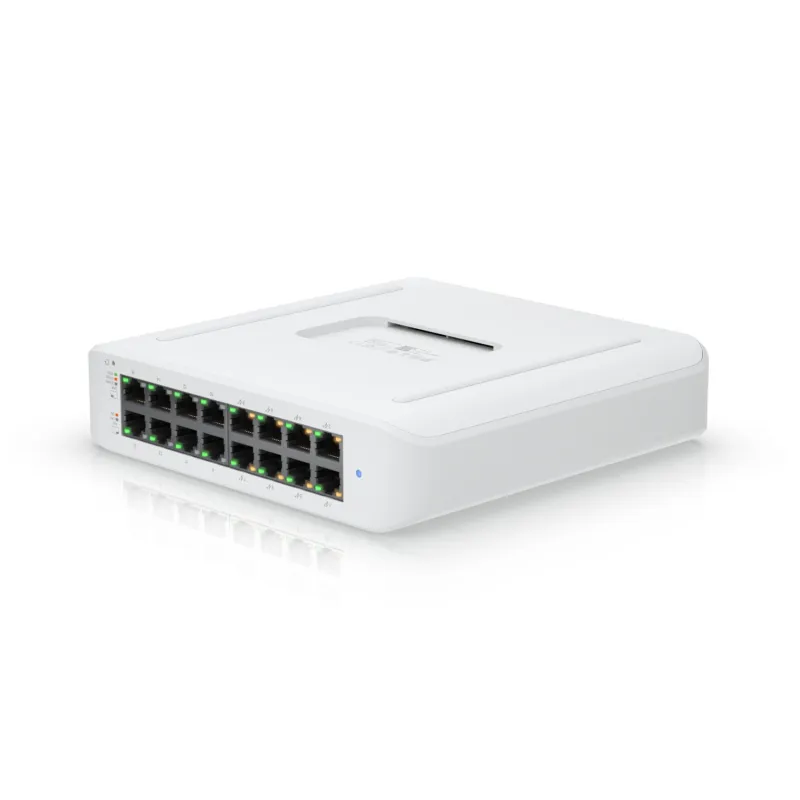 Ubiquiti USW-LITE-16-POE Anahtarı, UniFi Gen2, 16x RJ45 1000Mb/s, 8x PoE+, 45W - Görsel 4