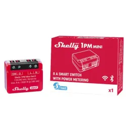SHELLY 1PM MINI GEN3 SMART SWITCH, WIFI BLUETOOTH WITH POWER MEASUREMENT - Изображение 3