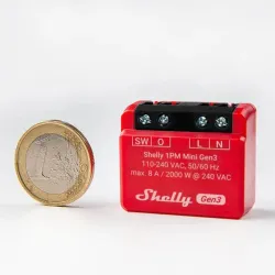 SHELLY 1PM MINI GEN3 SMART SWITCH, WIFI BLUETOOTH WITH POWER MEASUREMENT - Изображение 4