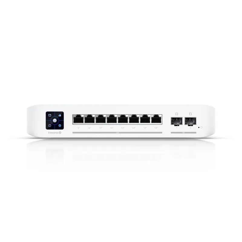 Ubiquiti USW-Enterprise-8-PoE | Switch | 8x RJ45 2.5Gb/s PoE+, 2x SFP+, 120W - Zdjęcie 2