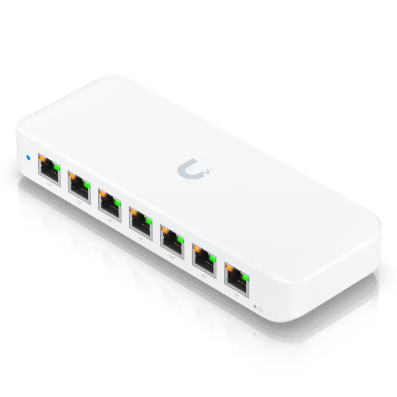 Switch Ubiquiti USW-Ultra-210W-EU, 8x RJ45 1000Mb/s PoE+, Entrada PoE++, 210W, fuente de alimentación incluida - Imagen 4