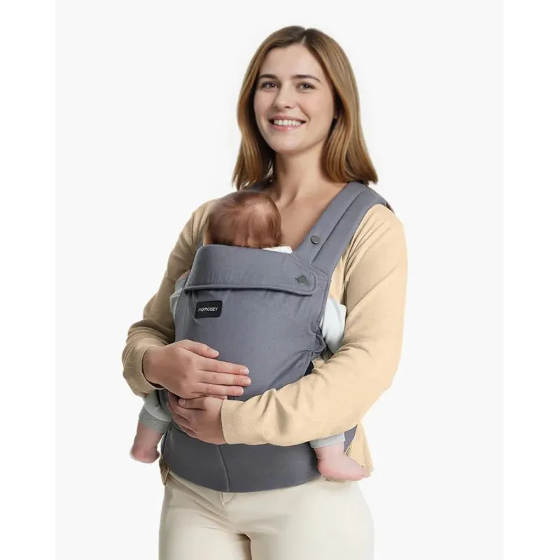 Momcozy BC001 | Baby- und Kindertrage | Farbe Grau - Bild 2