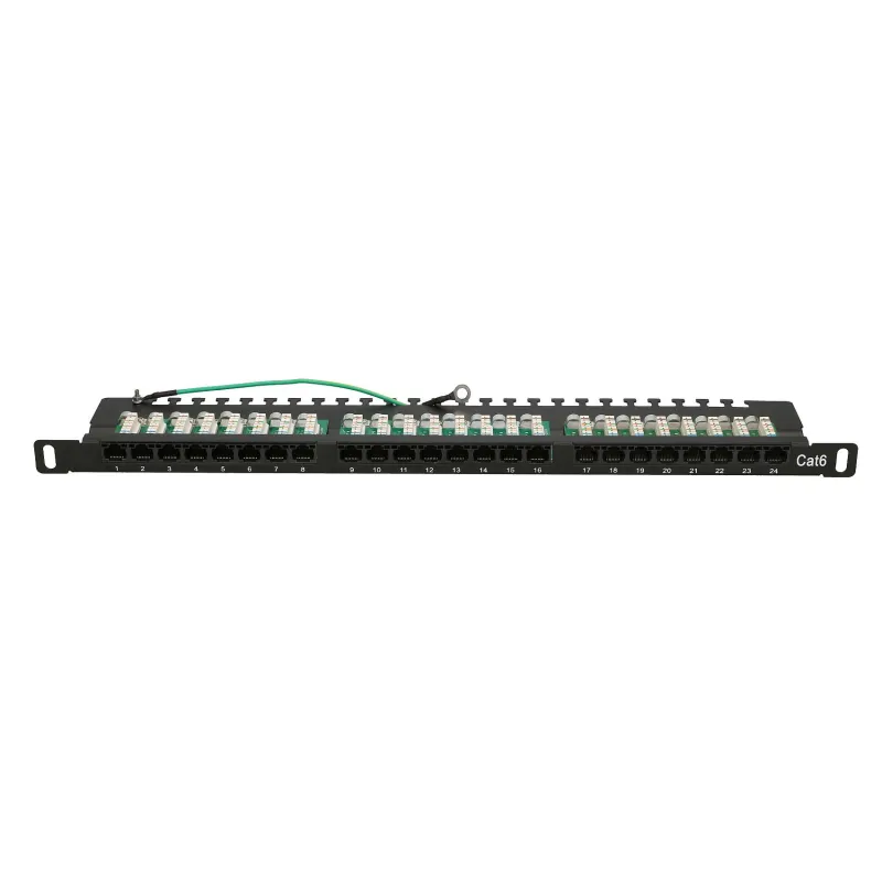 Painel Patch Extralink CAT6 UTP 0,5U, 24 Portas - Imagem 3