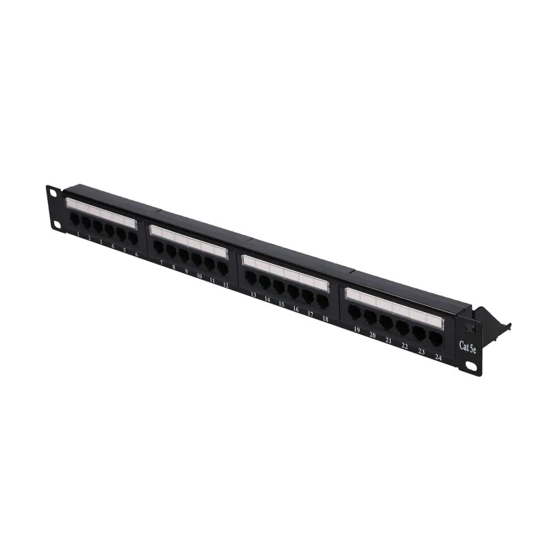 Patch panel Extralink CAT5E UTP V2, 24 porty - Obrázek 2