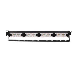 Extralink CAT5E UTP V2 Patch Panel, 24 Port - Görsel 4