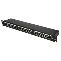 Patch Panel Extralink CAT5E STP V2, 24 portas - Imagem 2